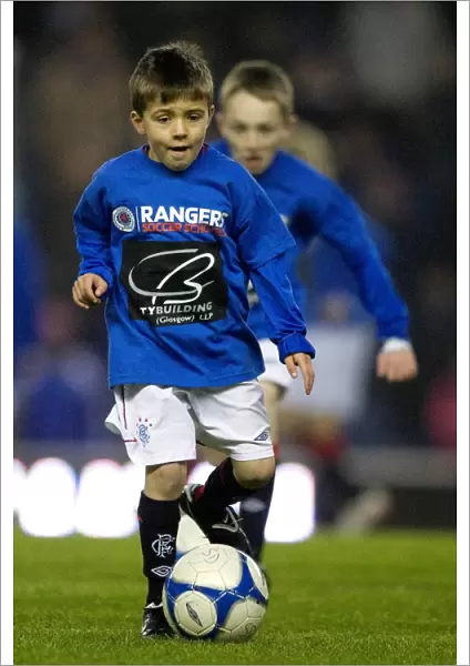 Rangers Kids Shine: A Spectacular Half Time Display of Football Skills at Ibrox