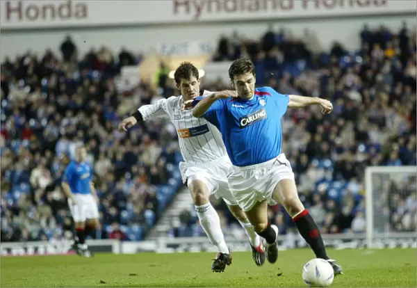 Rangers 4-1 Dunfermline: Zurab Khizanishvili's Stunning Goal (23 / 03 / 04)