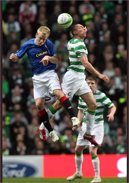 Scott Brown's Aerial Victory: Celtic's Thrilling 2-1 Win Over Rangers (Celtic Park)