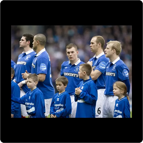 Champions Rangers Gear Up for Battle: The Co-operative Cup Final at Hampden Stadium (2011) - Rangers vs Celtic: Pre-Match Line-Up