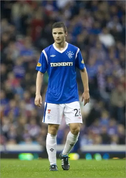 Jamie Ness Scores the Winning Goal for Rangers against Hibernian at Ibrox Stadium - Clydesdale Bank Scottish Premier League