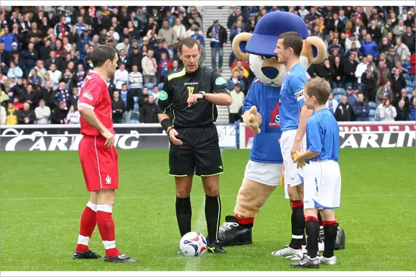 Exultant Rangers Mascot: 7-2 Victory Over Falkirk at Ibrox