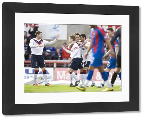 Rangers Steven Davis Celebrates Epic Goal in 4-1 Victory over Inverness Caledonian Thistle