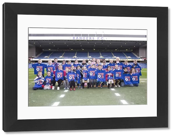 Rangers vs Hearts: Cranhill Primary School Children Witness Clydesdale Bank Scottish Premier League Clash at Ibrox Stadium - A 1-2 Defeat for Rangers