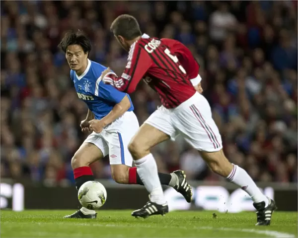 Rangers Legends Outshine AC Milan Glorie: Michael Mols Scores the Winner in a 1-0 Victory at Ibrox Stadium