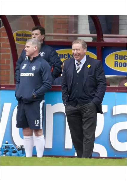 Ally McCoist's Light-Hearted Moment: Rangers Triumph over Hearts 3-0 in the Scottish Premier League at Tynecastle Stadium