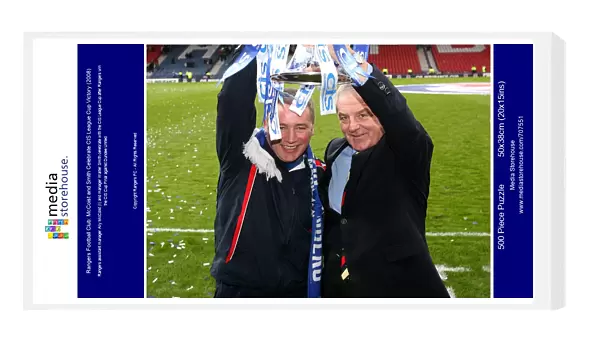 Rangers Football Club: McCoist and Smith Celebrate CIS League Cup Victory (2008)