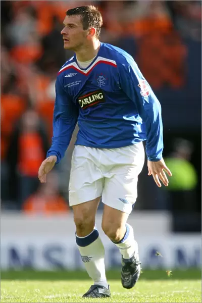 Rangers Football Club: Lee McCulloch Lifts the 2008 CIS Insurance Cup after Victory over Dundee United at Hampden Park
