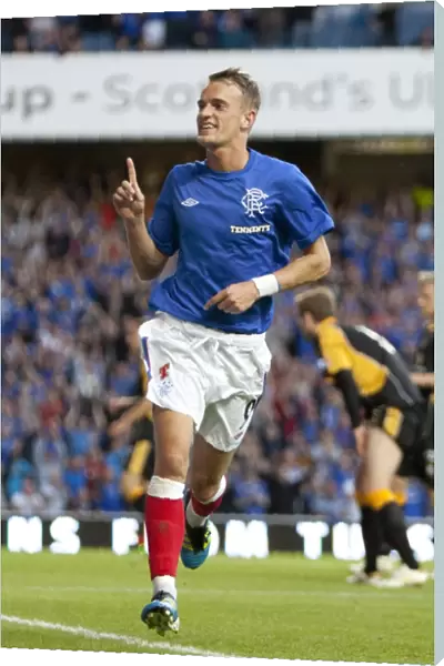 Dean Shiels Scores First Goal: Rangers 4-0 Victory over East Fife at Ibrox Stadium