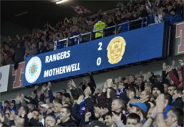 Rangers FC: Triumphant Celebrations at Ibrox Stadium - 2-0 Victory over Motherwell
