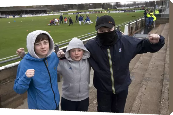 Rangers FC: Ecstatic Fans Celebrate 6-2 Victory Over Elgin City at Borough Briggs