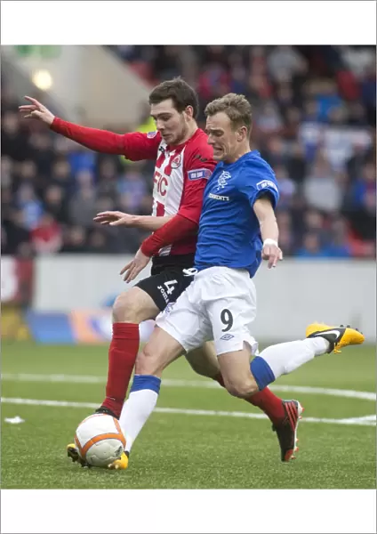 Rangers Dominance: Dean Shiles Scores Against Clyde in Scottish Third Division - 1-4 (Broadwood Stadium)