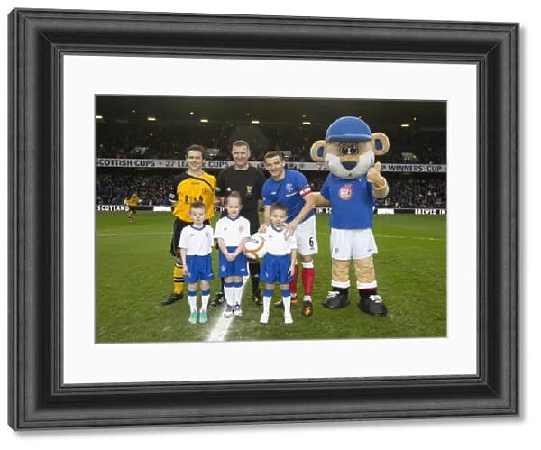 A Bittersweet Day at Ibrox: Rangers FC's Lee McCulloch and the Mascots in Defeat (Rangers 1-2 Annan Athletic)