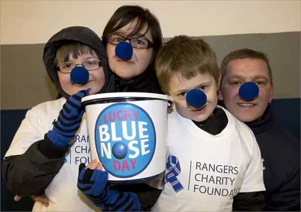 Rangers Football Club: Ibrox Stadium - United in Charity: A Sea of Blue Noses (0-0) during Rangers vs Stirling Albion