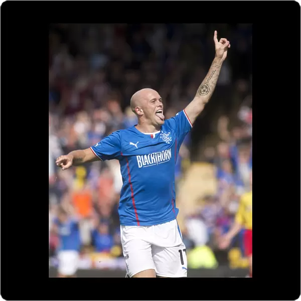 Rangers Nicky Law: First Goal Celebration vs Albion Rovers in Ramsdens Cup