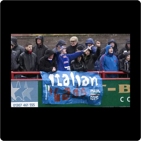 Rangers Fans Unwavering Support: 4-3 Victory over Brechin City in the Rain