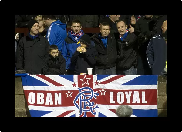 Rangers FC in the Ramsden Cup Semi-Final: A Sea of Supporters at Ochilview Park