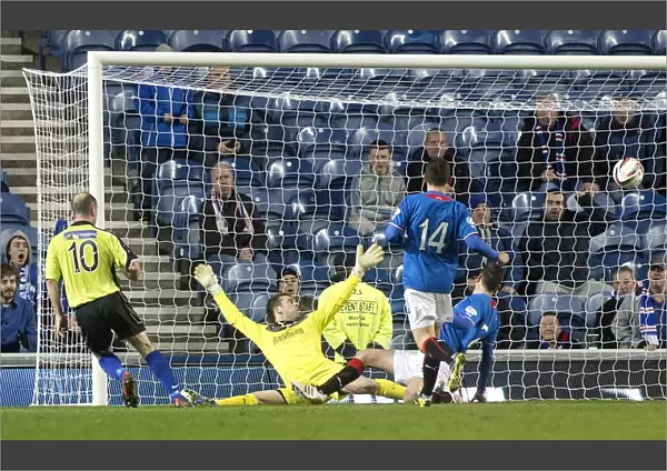 Upset at Ibrox: Jamie Longworth Scores for Stranraer Against Rangers (Scottish League One)