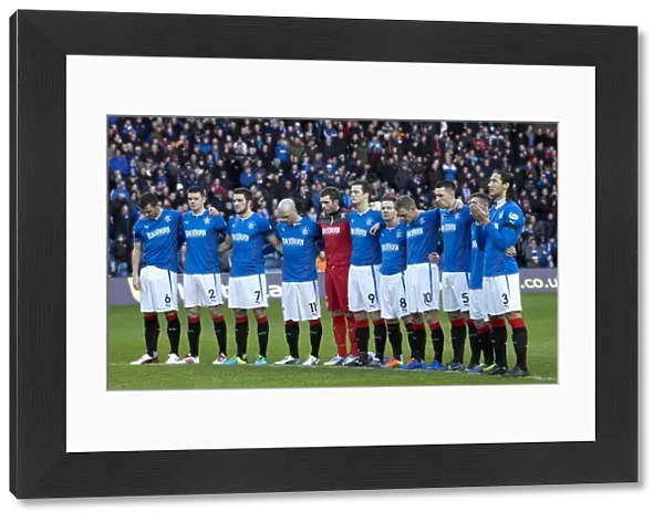 Rangers Football Club: A Moment of Silence for Ian Redford at Ibrox Stadium