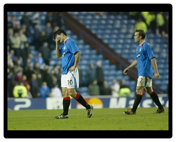 Michael Mols Disappointed: Rangers Held to a Draw by Panathinaikos in 09 / 12 / 03 Champions League, Eliminated