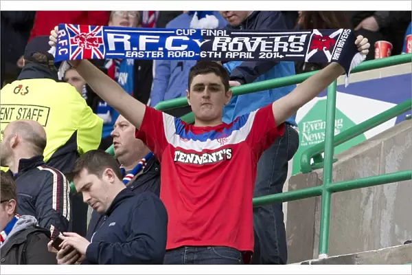 Triumphant Rangers FC Fans Celebrate Scottish Cup Victory at Easter Road (2003)