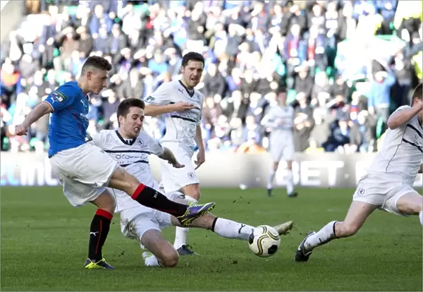 Rangers Fraser Aird Scores the Thrilling Winner in the 2003 Scottish Cup Final against Raith Rovers at Easter Road