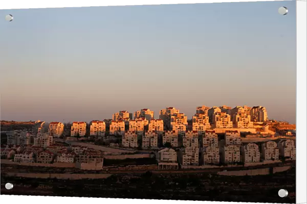 General view of houses of the Israeli settlement of Efrat, in the occupied West Bank