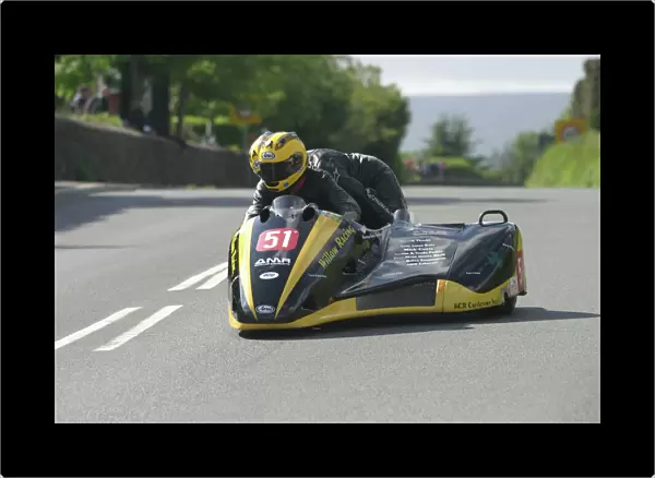 Dave Saunders & Grace Bradbury (KCR Suzuki) 2012 Sidecar TT