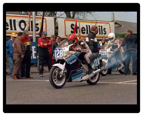 Ian Lougher (Suzuki) 1986 Production D TT