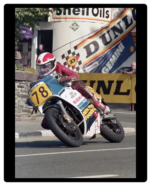 Mike Taylor (Suzuki) 1987 Senior Manx Grand Prix