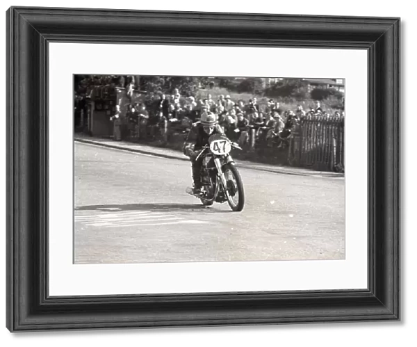 Malcolm Templeton (Norton) 1949 Junior Manx Grand Prix