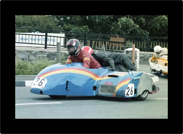 Graham Parkins & Tony Parkins (Kawasaki) 1991 Southern 100