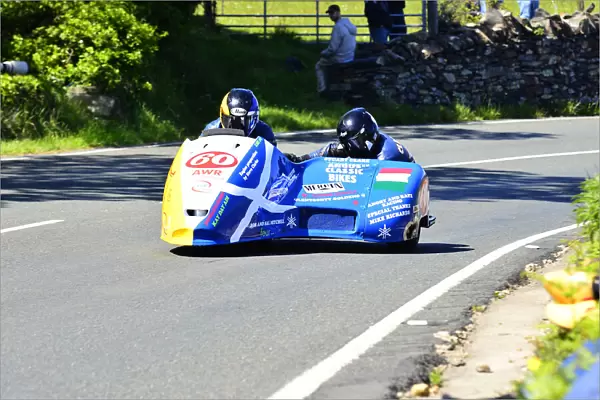 Alan Warden & Stuart Clark (AWR Yamaha) 2015 Sidecar TT