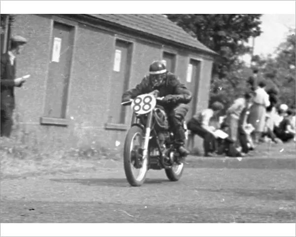 Joe Glazebrook (AJS) 1949 Junior Ulster Grand Prix