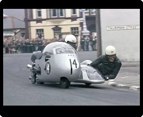 Colin Seeley & Wally Rawlings (BMW) 1966 Sidecar TT