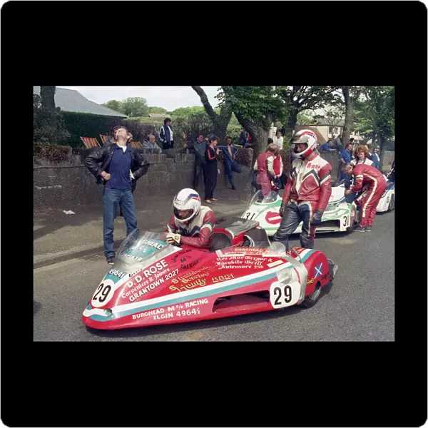 Dennis Brown & Billie Nelson (Yamaha) 1987 Sidecar TT