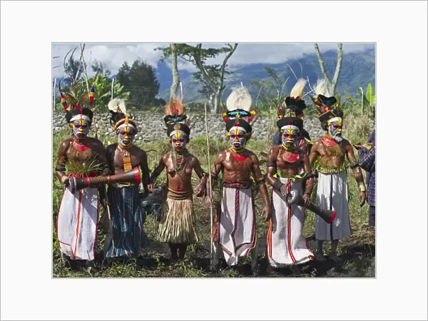 Western Highlanders at Hagen Show in Western Highlands Papua New Guinea