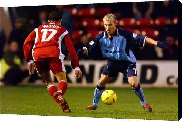 Clash at the Crown: Coventry City vs. Walsall (2004) - A Battle Between Craig Pead and Mark Wright