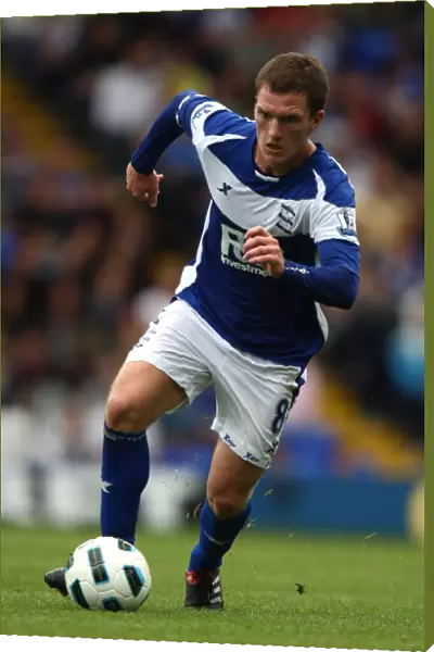 Craig Gardner in Action: Birmingham City vs. Blackburn Rovers, Premier League (21-08-2010)