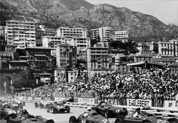 Start of 1956 Monaco Grand Prix