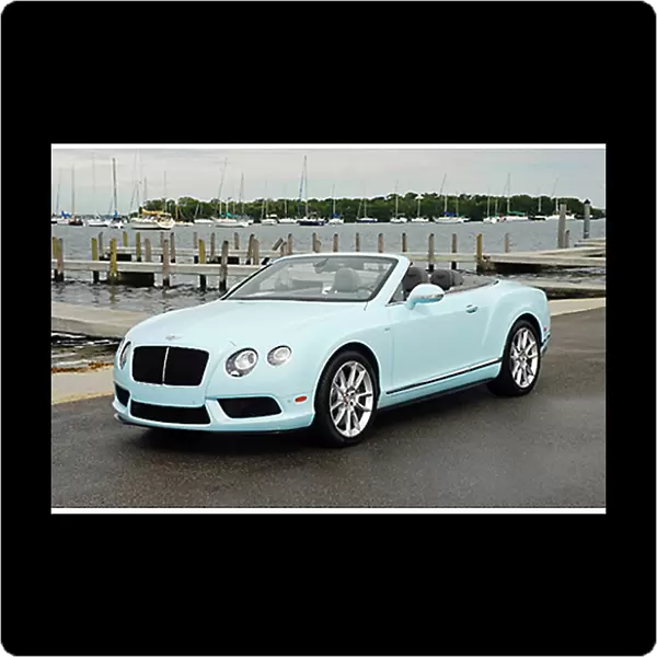 Bentley Continental GTC V8S, 2014, Blue, light