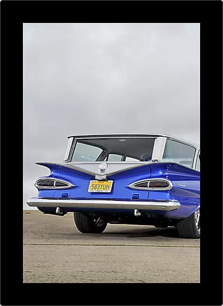 Chevrolet Brookwood Estate (modified) 1959 Blue & silver