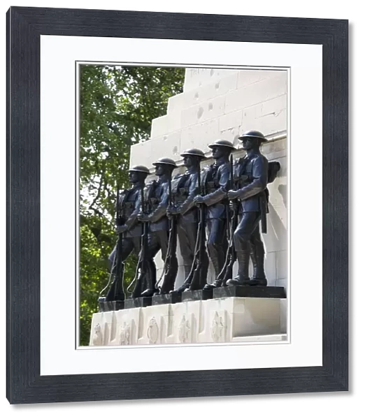World War One war memorial, Guards Memorial, Horse Guards Parade, Whitehall, City of Westminster, London, England