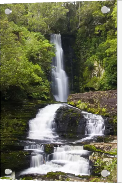 Catlins, Otago, New Zealand. Along the Catlins region, waterfalls and many other