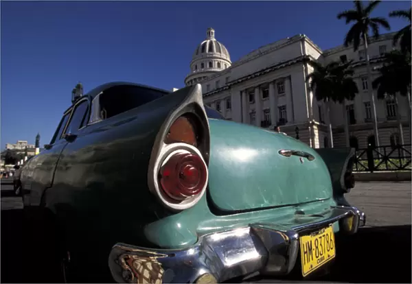 Cuba, Havana, Old Car