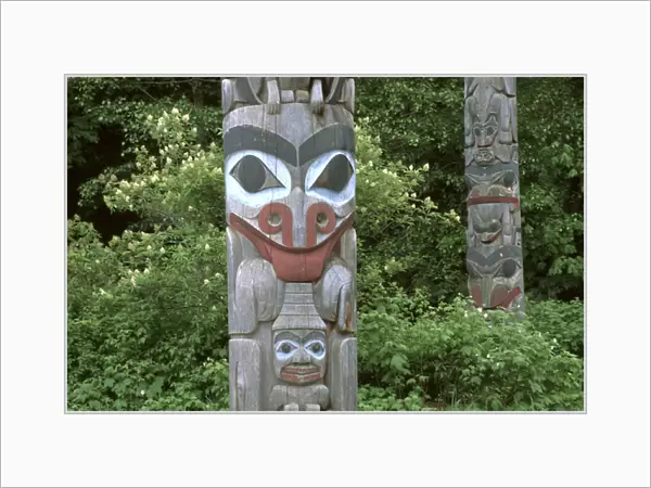 Canada, British Columbia, Vancouver UBC Museum of Anthropology Totem in outdoor