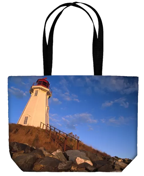 NA, Canada, New Brunswick, Campabello Island. Mulholland lighthouse