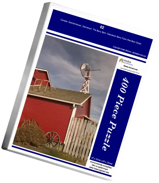 02. Canada, Saskatchewan, Saskatoon: The Berry Barn, Saskatoon Berry Farm Red Barn Detail