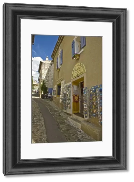 France. Small alley with shops