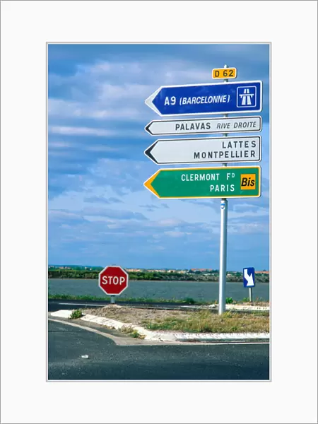 French highway signs. french, france, francaise, francais, europe, european